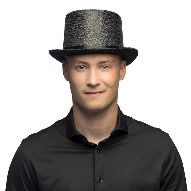 Zwarte Hoed Glitters van Boland koop je bij Partywinkel