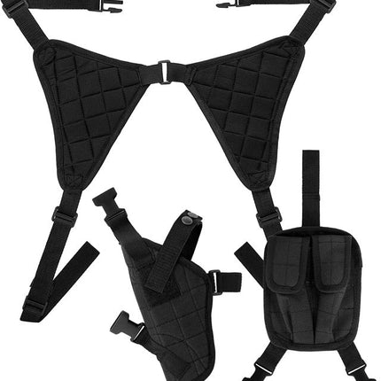 Zwarte Holster Schouder van Widmann koop je bij Partywinkel