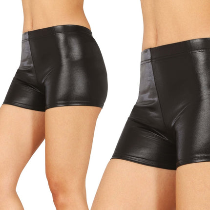 Zwarte Korte Broek Metallic van Fiestas Guirca koop je bij Partywinkel
