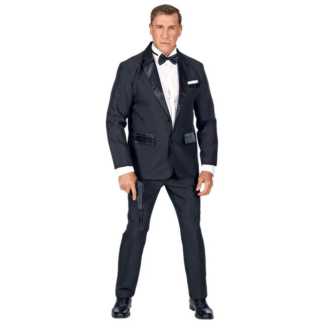 Zwarte Kostuum Heren Smoking van Widmann koop je bij Partywinkel