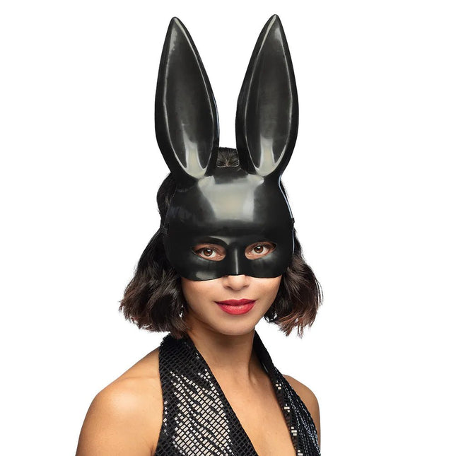 Zwarte Masker Bunny van Boland koop je bij Partywinkel