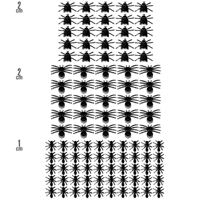 Zwarte Nep Insecten 100st van Widmann koop je bij Partywinkel