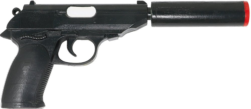 Zwarte Nep Pistool 25cm van Fiestas Guirca koop je bij Partywinkel