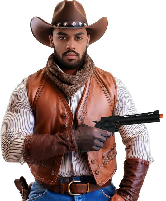 Zwarte Nep Pistool 32cm van Fiestas Guirca koop je bij Partywinkel