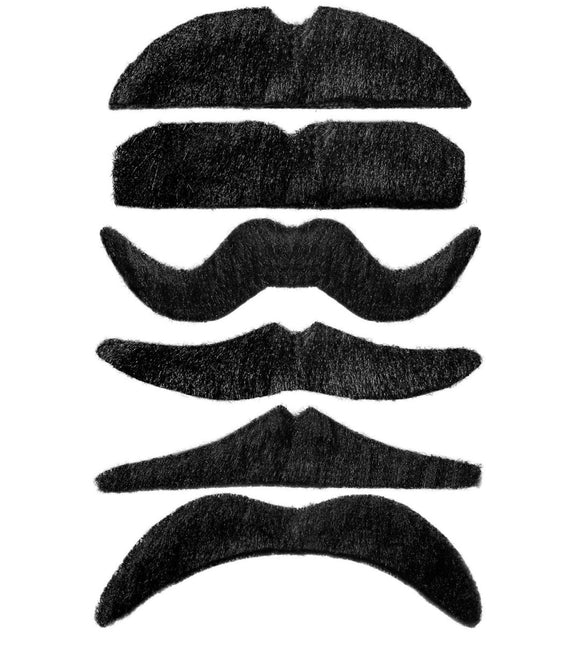 Zwarte Nep Snor 1st van Widmann koop je bij Partywinkel