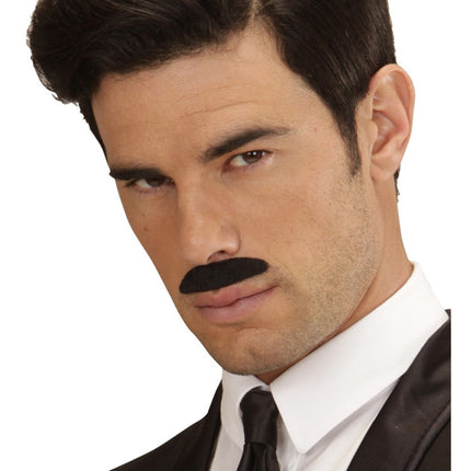 Zwarte Nep Snor 7 delig van Widmann koop je bij Partywinkel