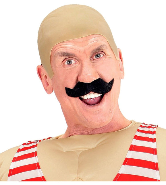 Zwarte Nep Snor Ambassador van Widmann koop je bij Partywinkel