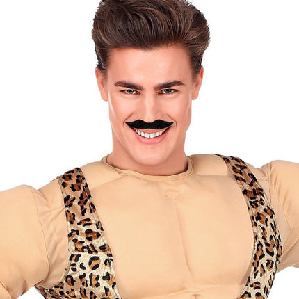 Zwarte Nep Snor Groot van Widmann koop je bij Partywinkel