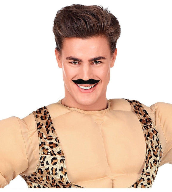 Zwarte Nep Snor Groot van Widmann koop je bij Partywinkel