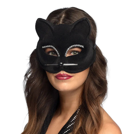 Zwarte Oogmasker Kat van Boland koop je bij Partywinkel