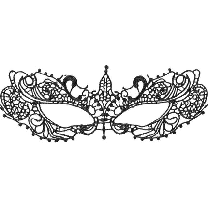Zwarte Oogmasker Lace van Partydeco koop je bij Partywinkel