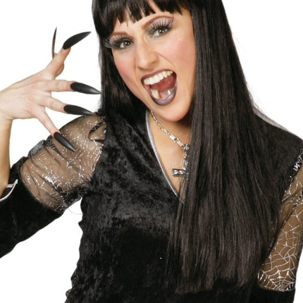 Zwarte Pruik Pony van Wilbers & Wilbers koop je bij Partywinkel