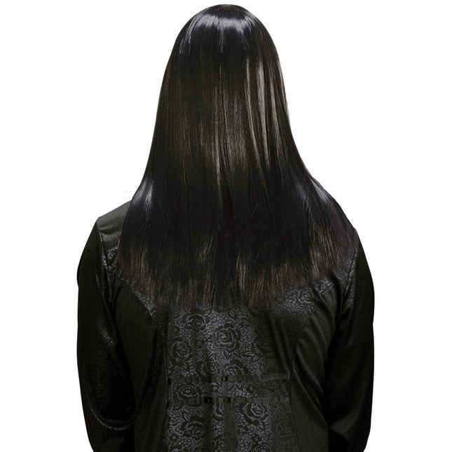 Zwarte Pruik Victor van Widmann koop je bij Partywinkel