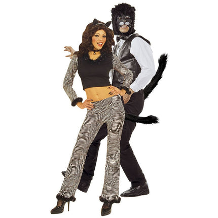 Zwarte Staart Pluche van Widmann koop je bij Partywinkel