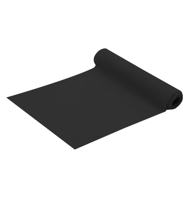 Zwarte Tafelloper Effen 5m van CHAKS koop je bij Partywinkel