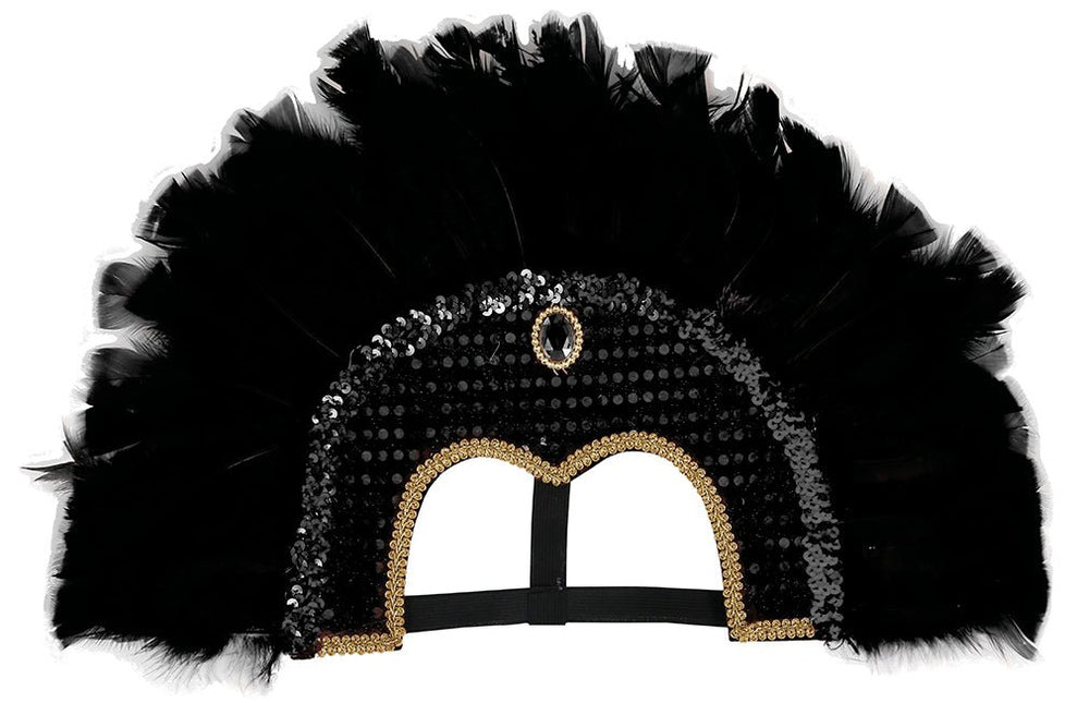 Zwarte Tooi Veren En Glitters van Fiestas Guirca koop je bij Partywinkel