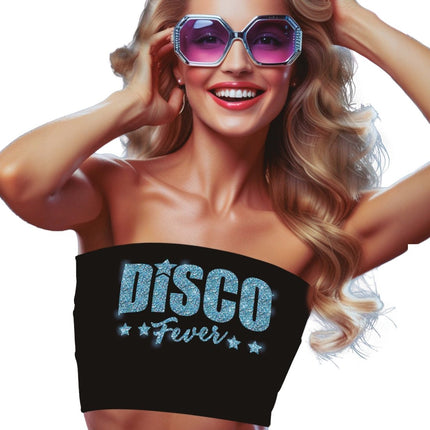Zwarte Top Disco Fever van Fiestas Guirca koop je bij Partywinkel