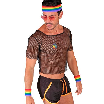 Zweetband Set Regenboog van Widmann koop je bij Partywinkel