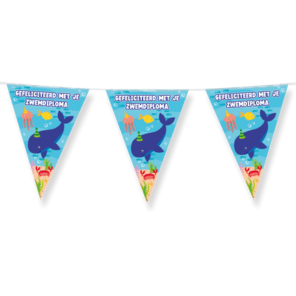 Zwemdiploma Slinger 10m van Paper Dreams koop je bij Partywinkel